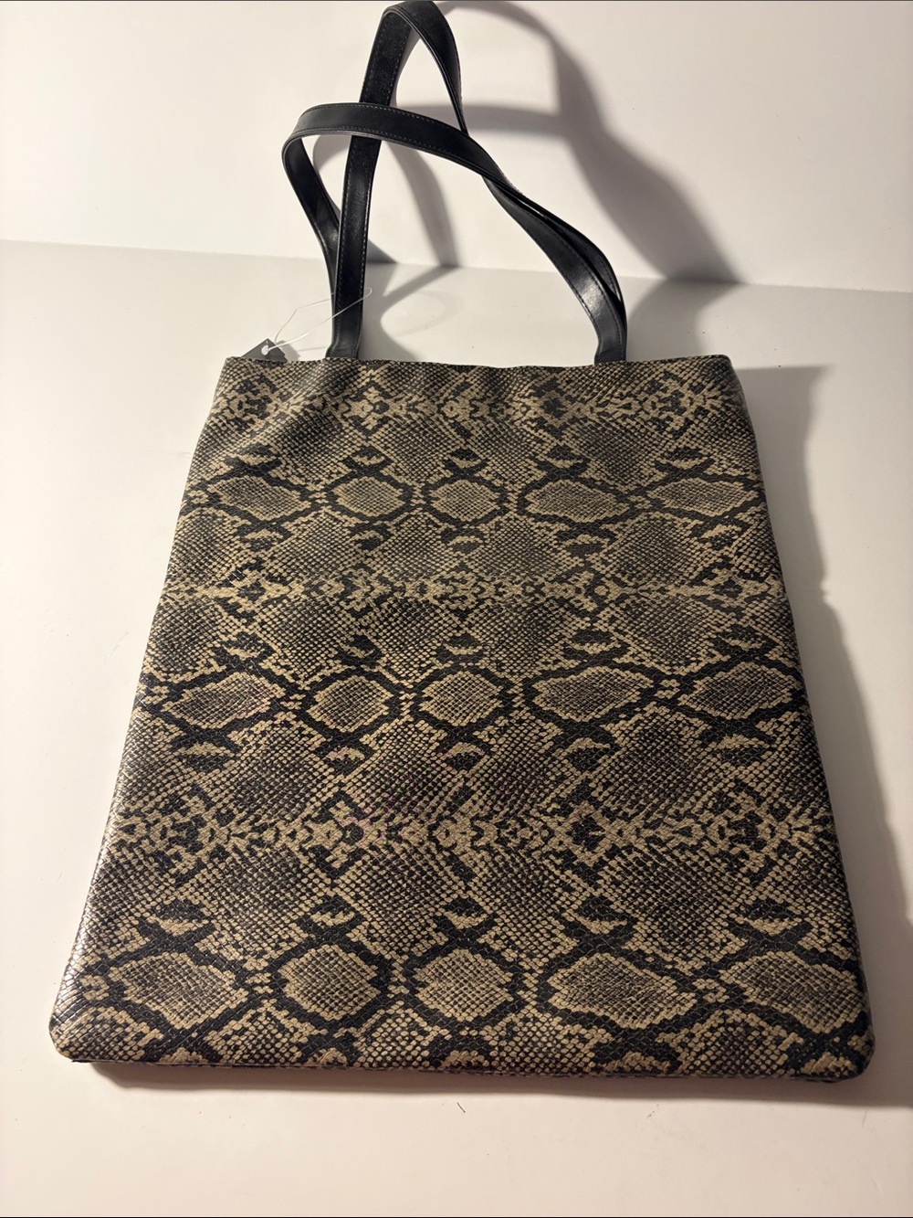 Chico's Faux Leather Snakeskin
Print Tote Bag